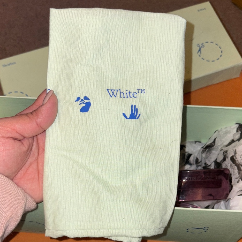 Off-White Purple Transparent Sandals - image 7